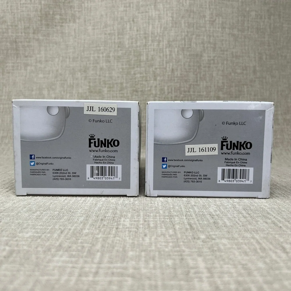 NEW Funko Pop DIY Custom Male Vinyl Figure Blank White Lot of 2